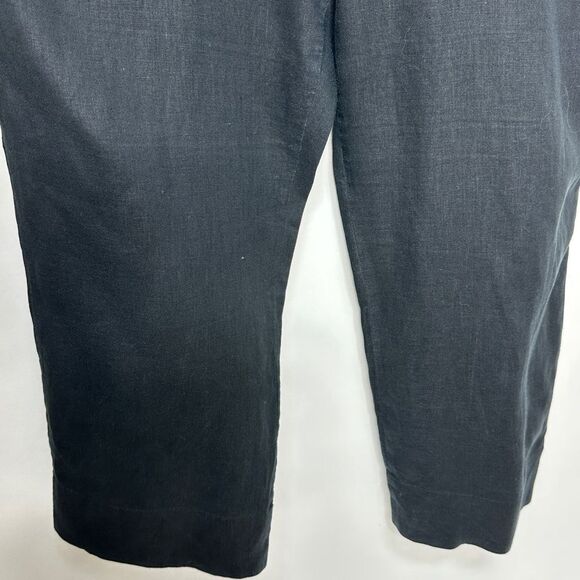Everlane Linen Jumpsuit in Washed Black Size 4 - Picture 9 of 16